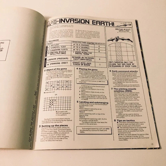 Vintage 1978  Galactic War Four Realistic Space Wargames Hayes Usborne - Picture 14 of 16